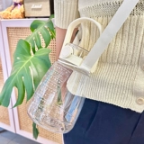 Вместительная и большая летняя высококачественная детская спортивная бутылка со стаканом, трубочка, популярно в интернете