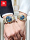 New Oris Brand Couple Watches, Genuine Pair, Luminous, Waterproof, Men's and Women's Watches, Tourbillon Fashion Watches