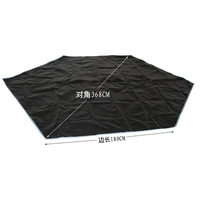 Палатка, водонепроницаемый износостойкий защитный ковер для кемпинга