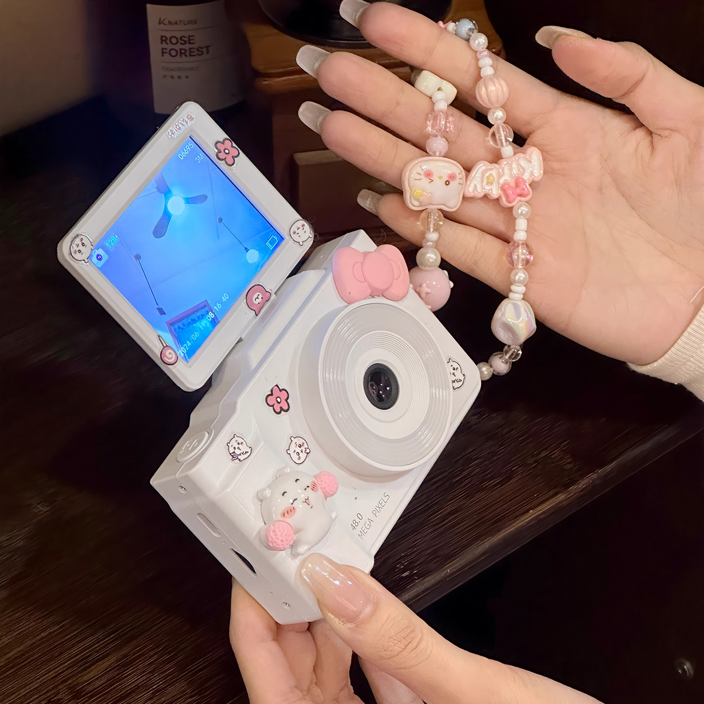 Student Party Flip-Screen Ccd Camera Dslr Digital Camera High-Definition Travel Photography Entry-Level for Girls to Replace Ccd