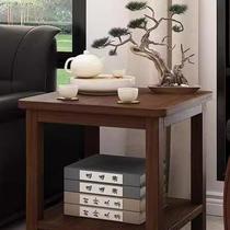 Sofa side table living room home simple double-layer small coffee table storage rack small square table corner table bedroom bedside small table