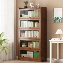 Dust-proof flip-top storage rack multi-layer floor-standing storage cabinet living room wall-mounted snack toy multi-functional storage cabinet