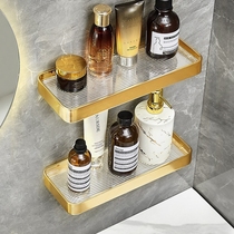 Toilet shelving Perforated Bathroom Washroom Washroom Wash Terrace Wall Toilet Wall-mounted Cosmetic containing shelf