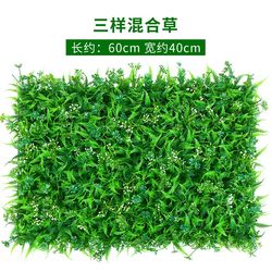 Simulation plants false lawn grass green plant wall interior