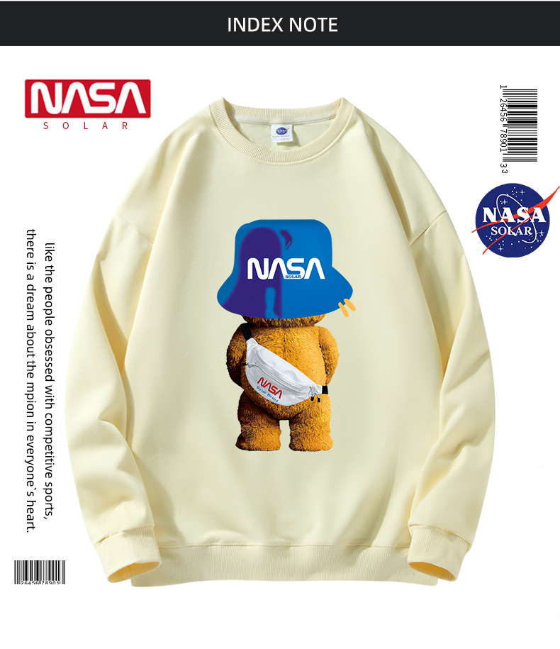 NASA秋款潮牌情侣卫衣 图11