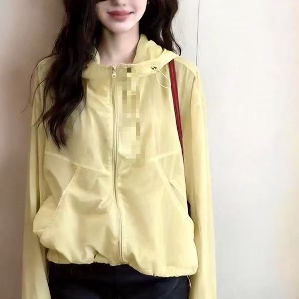 6.10 Pixel Home Lightweight and Breathable Sports Casual Hooded Jacket 61022