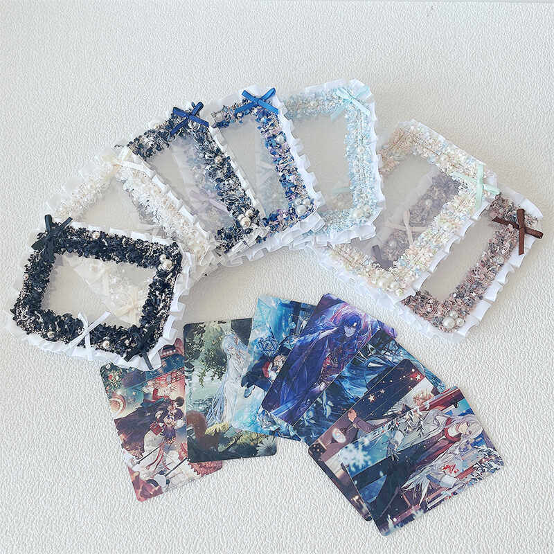Ins wind Ferrule original The new Lace Ferrule diy manual quadratic element comic Small card Coo card smart cover goods in stock