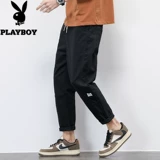 Playboy, демисезонные штаны, хлопковая черная униформа медсестры, свободный прямой крой