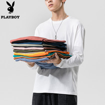 Playboy long sleeve T-shirt men 2021 Spring and Autumn new trend cotton T-shirt Joker clothes base shirt