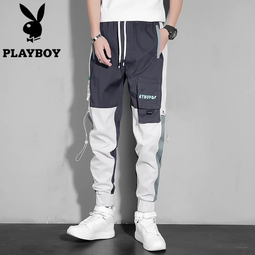 Playboy, демисезонные утепленные штаны, оверсайз