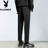 Playboy, демисезонные штаны, двусторонний шерстяной утепленный костюм, повседневные брюки для отдыха