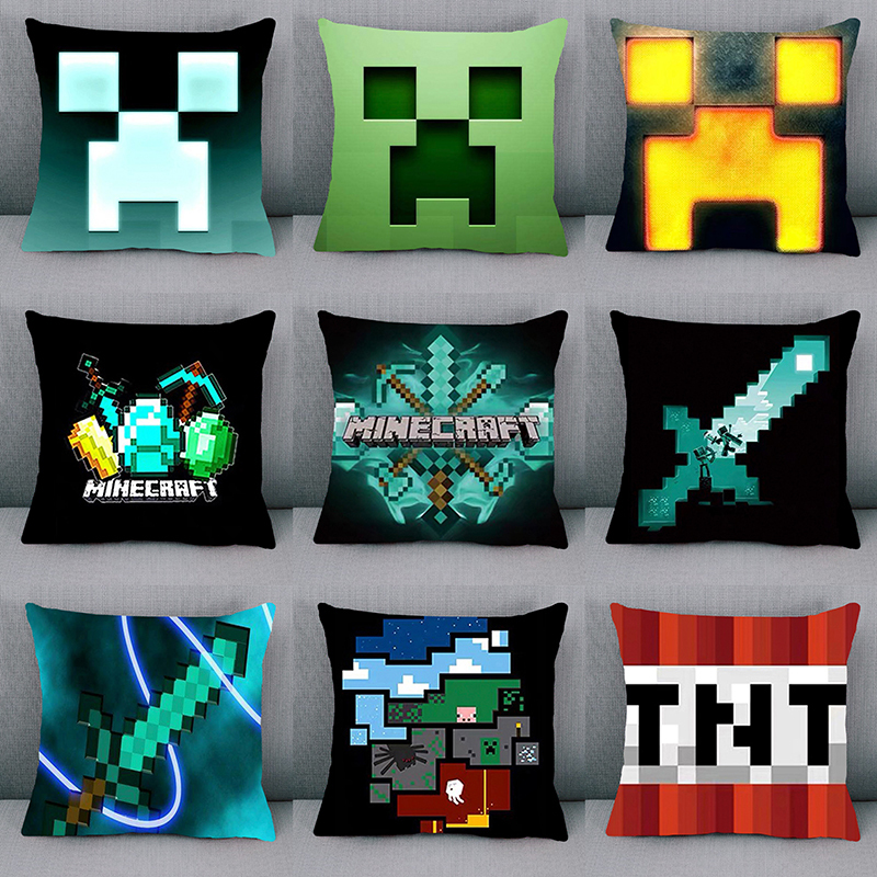 Minecraft Themed Pillow, Game, Mobile Game, Anime, Two-Dimensional Cushion, Pillow, Personalized Creative Student Day Gift Minecraft Themed Pillow, Game, Mobile Game, Anime, Two-Dimensional Cushion, Pillow, Personalized Creative Student Day Gift