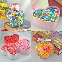 520 lucky stars Finished five-pointed star handmade finished stars five-pointed star bottle lover gift confession of love