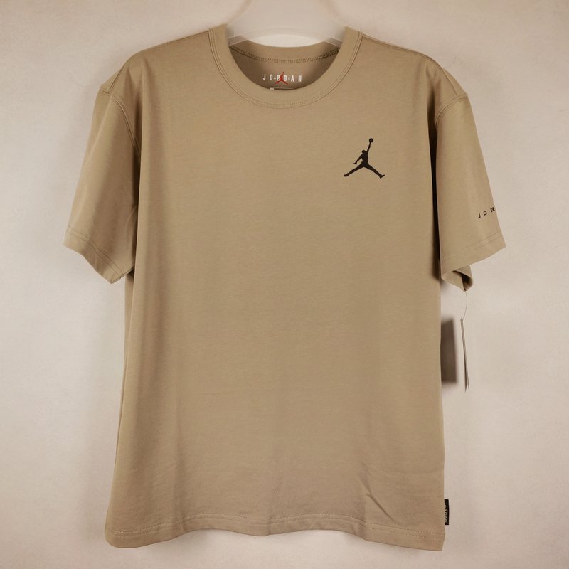 [Us Version in Stock] Air Jordan 13 Khaki T-Shirt Aj Men's Basketball Loose-Fitting Sports Casual Short-Sleeve