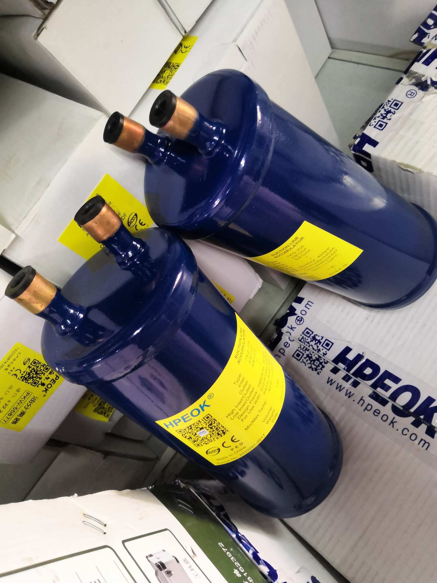 Pielke gas liquid separator PKQ-210 42mm cold storage air-conditioning gas sub-low pressure suction pipe special 