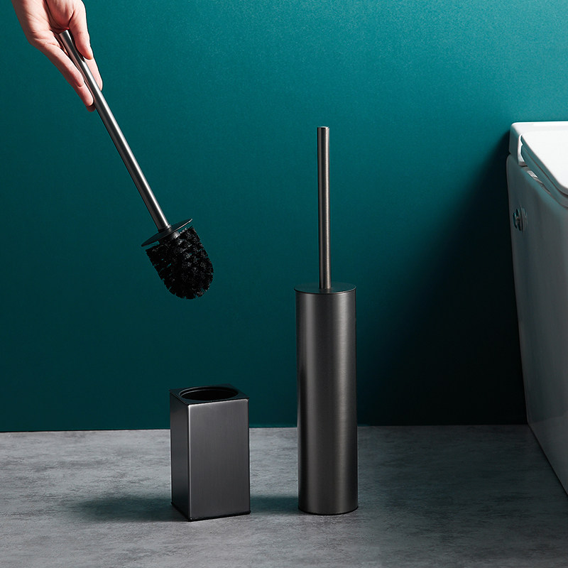 German JEACRFT floor toilet brush toilet cleaning brush high-end hotel toilet toilet brush holder closed-Taobao