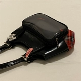 Волна денег за деньги ｜ Черно -красная клетчатая клетчатая наружная боль.