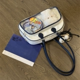 Белая бейсбольная небольшая сумка, сумка на одно плечо, студенческая юбка в складку, 10см