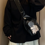 Базовая нагрудная сумка для выхода на улицу, сумка через плечо, 10-15см