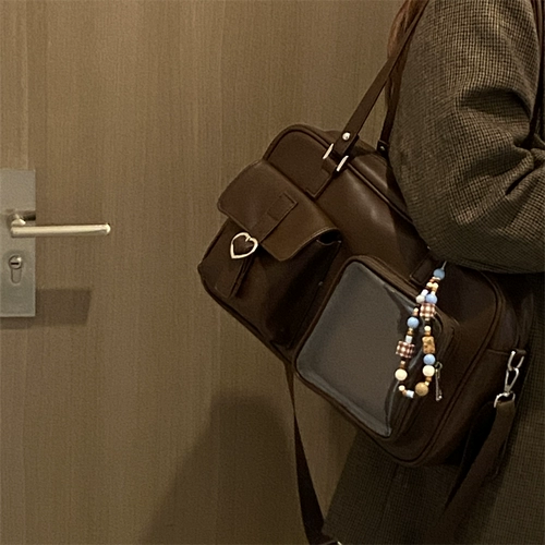 Коричневая сумка на одно плечо, японская униформа, 10см