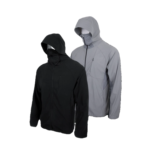 Однотонная трехмерная дорожная дышащая куртка с капюшоном, защита от солнца