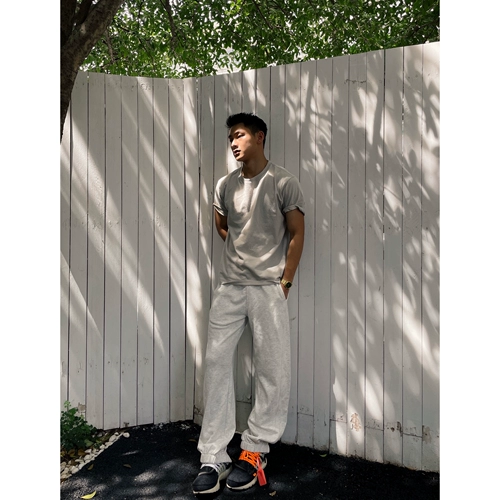 Весенние однотонные штаны, повседневные брюки с молнией, в американском стиле, оверсайз