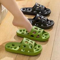 Bathroom slippers for home bathing leaking soft bottom slippers for home indoor couple shoes home summer sandals for men and women