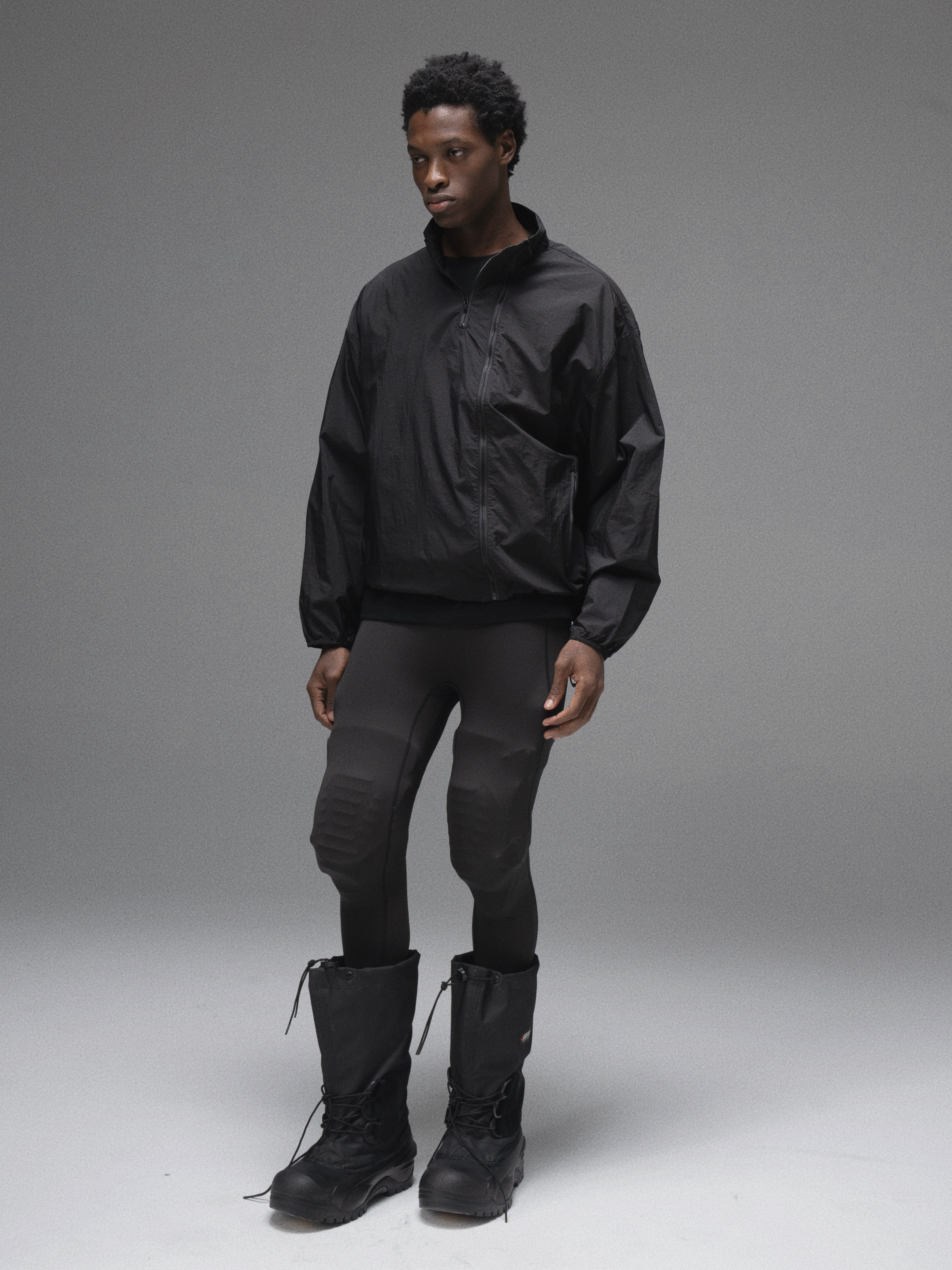 Terrawear Supply Black Loose Side-Zip Jacket