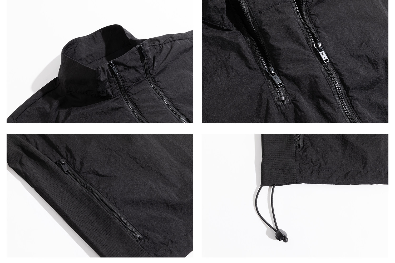 Terrawear Supply Black Loose Side-Zip Jacket