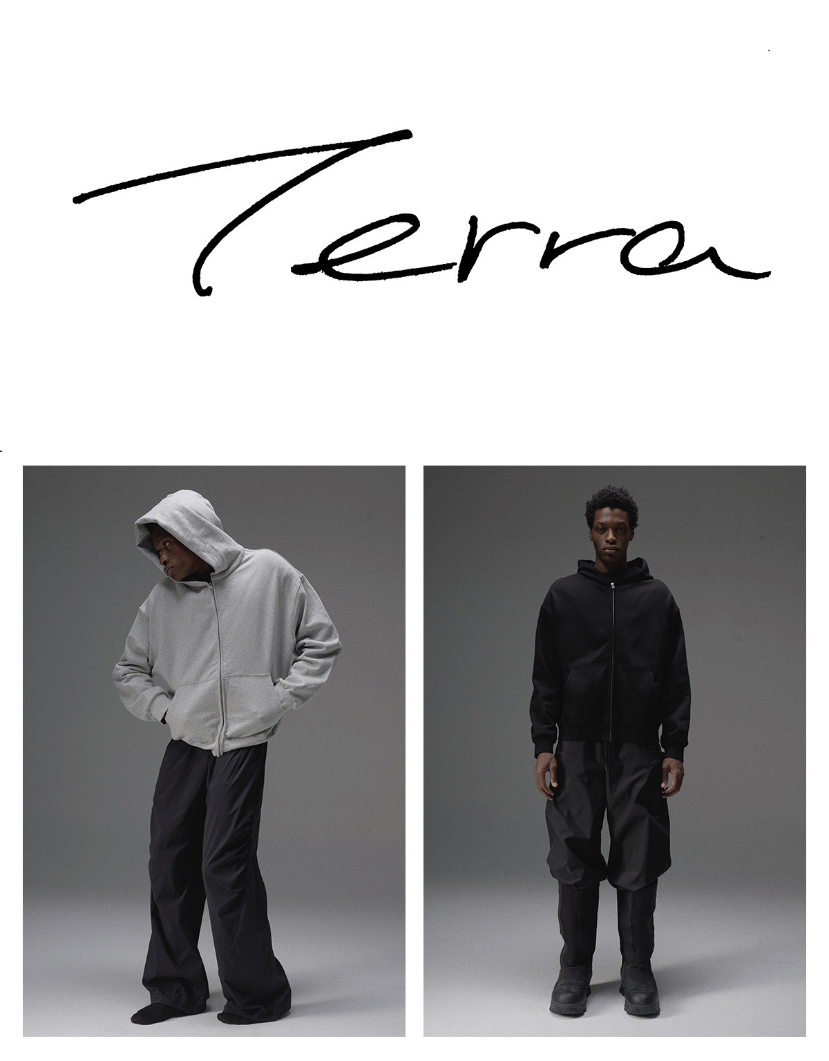 Terrawear Supply Heather Gray Zip-Up Hoodie