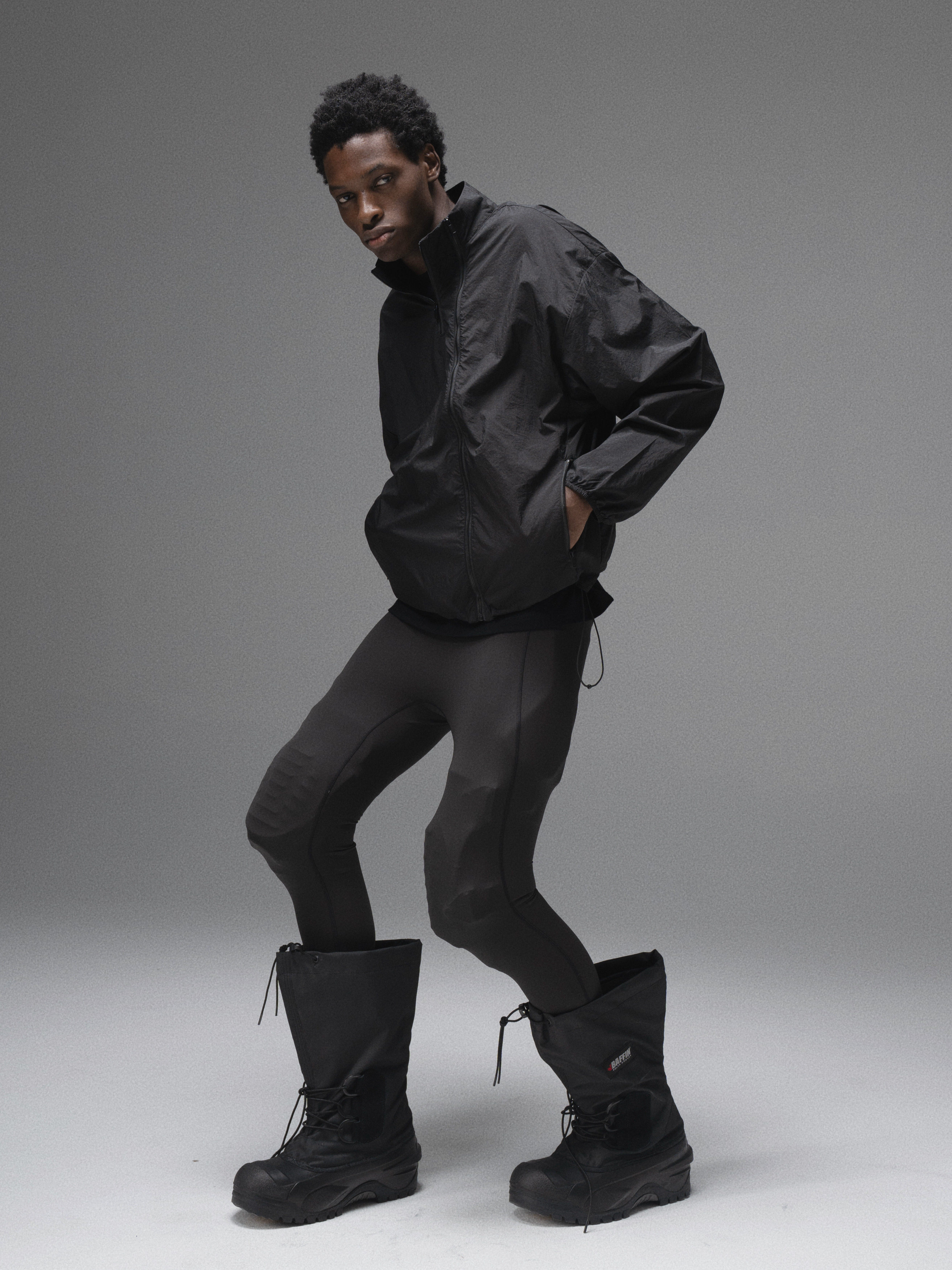 Terrawear Supply Black Loose Side-Zip Jacket