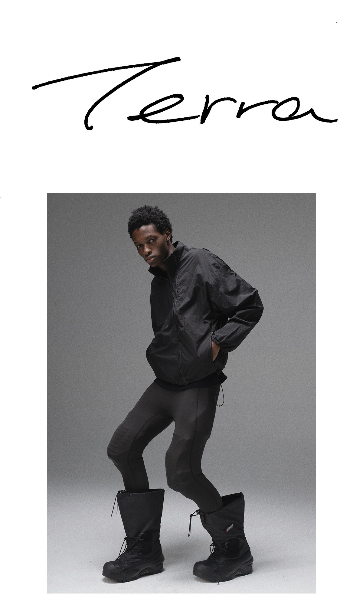 Terrawear Supply Black Loose Side-Zip Jacket