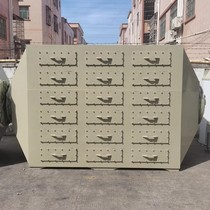 pp activated carbon adsorption box secondary filtration exhaust gas treatment equipment industrial spray paint mist deodorization purification environmental protection box