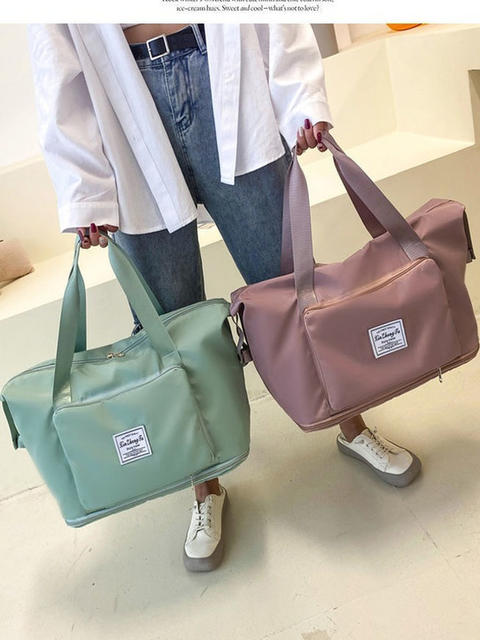 Travel Bag for Women, Short-Distance Portable, Extra-Large Capacity Gym Bag, Lightweight, Suitable for Maternity Leave and Business Trips