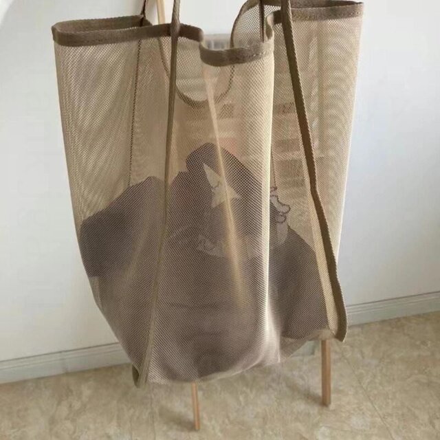 Summer Beach Bag Kidsren's Storage Bag Beach Swimming Storage Bag Seaside Beach Bag Mesh Bag Tote Bag Organizer Bag