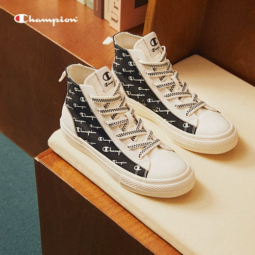 Высокая тканевая обувь, кроссовки, осенняя, тренд сезона