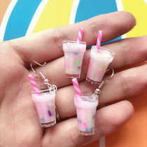 10pcs pack Milk Color Fun Resin Charms Pendant Plastic Cha