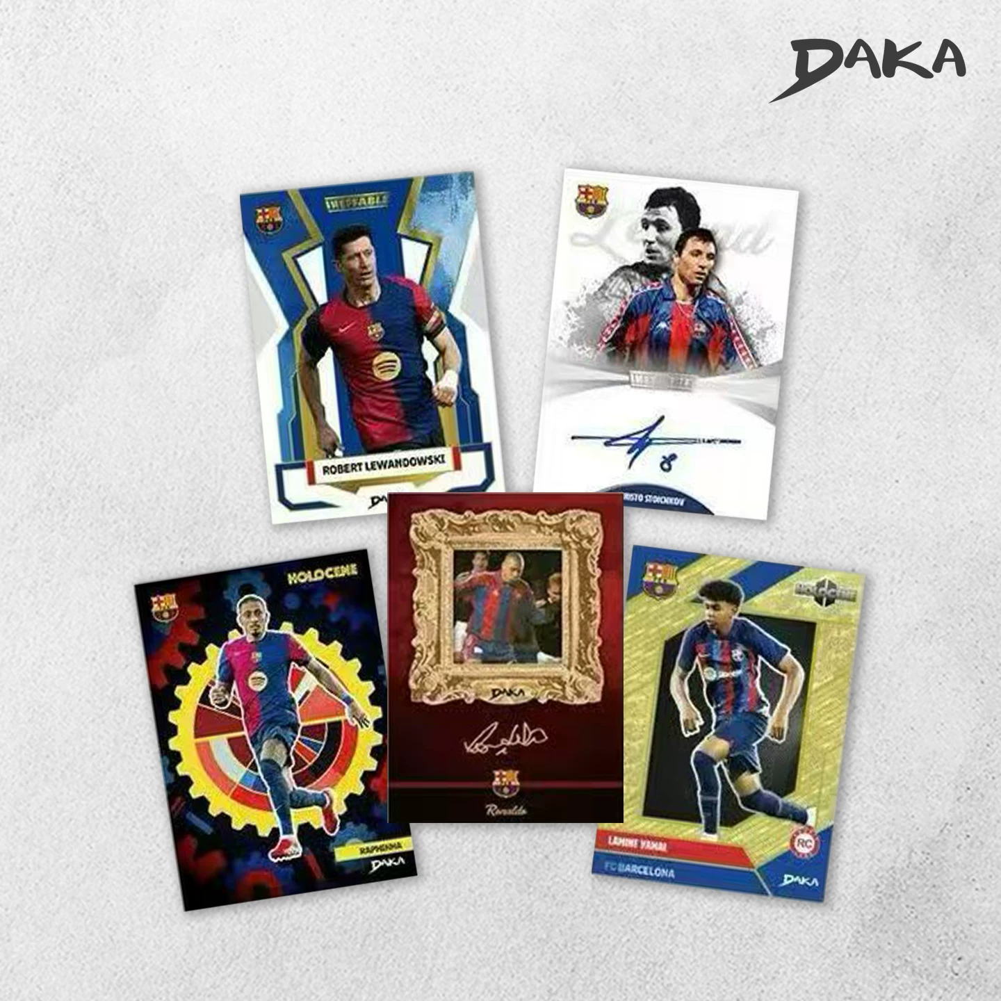 2024-25 DAKA One & Two Hobby Barcelona Team Box Soccer Star Card