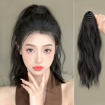 Korean curly hair hair wig female grab clamp hair hair tail wig braid simulation of fake ponytail net red braid