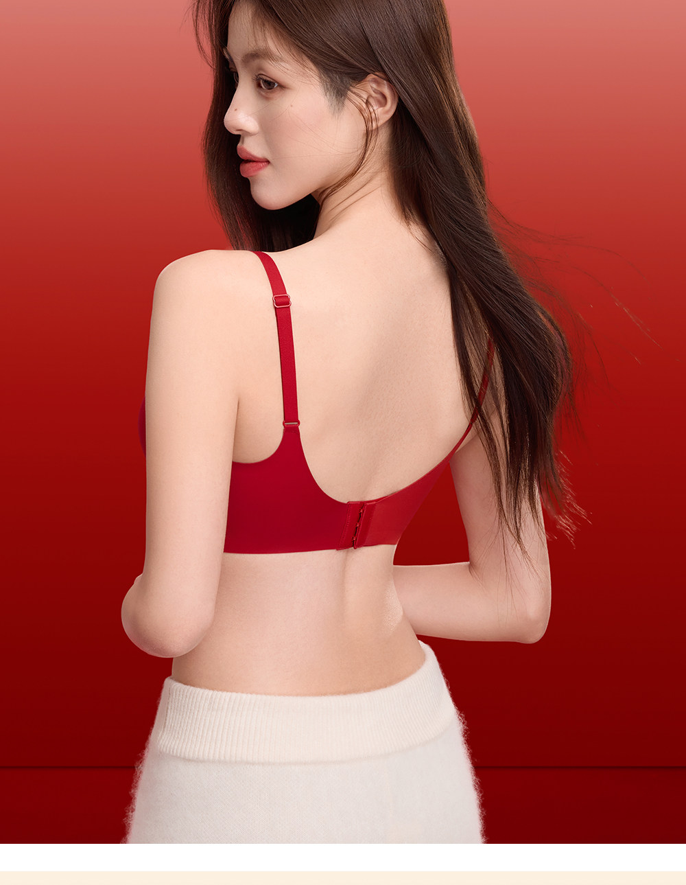 Secret World Red Bra and Panty Set