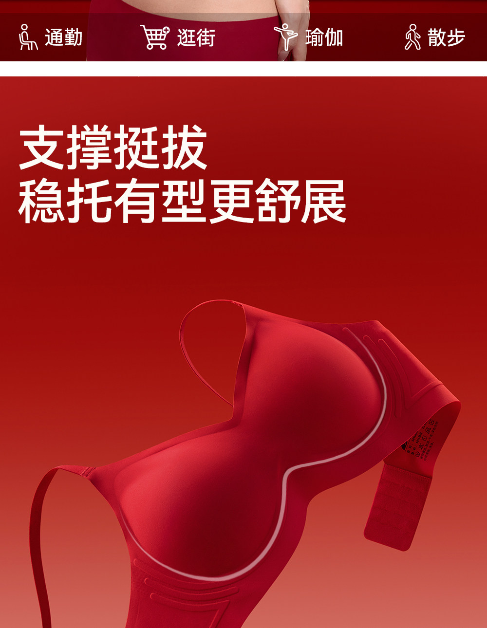 Secret World Red Bra and Panty Set