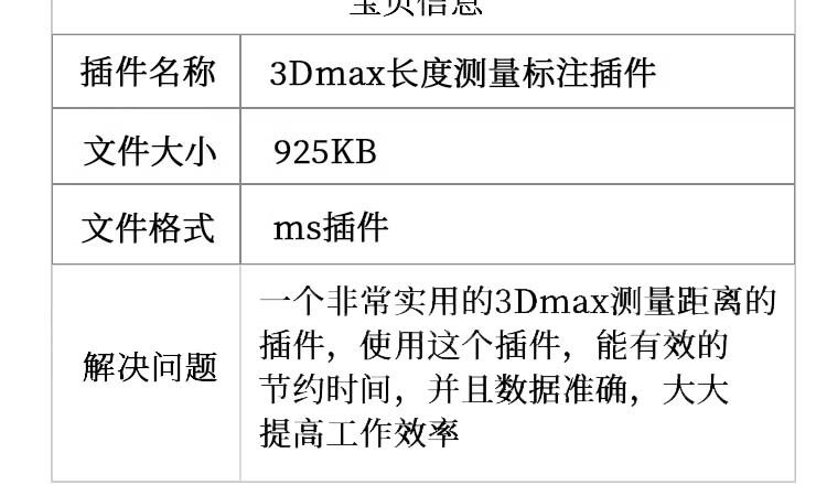 3d插件神器3dmax长度测量距离一键标注插件脚本工具建模测距尺寸