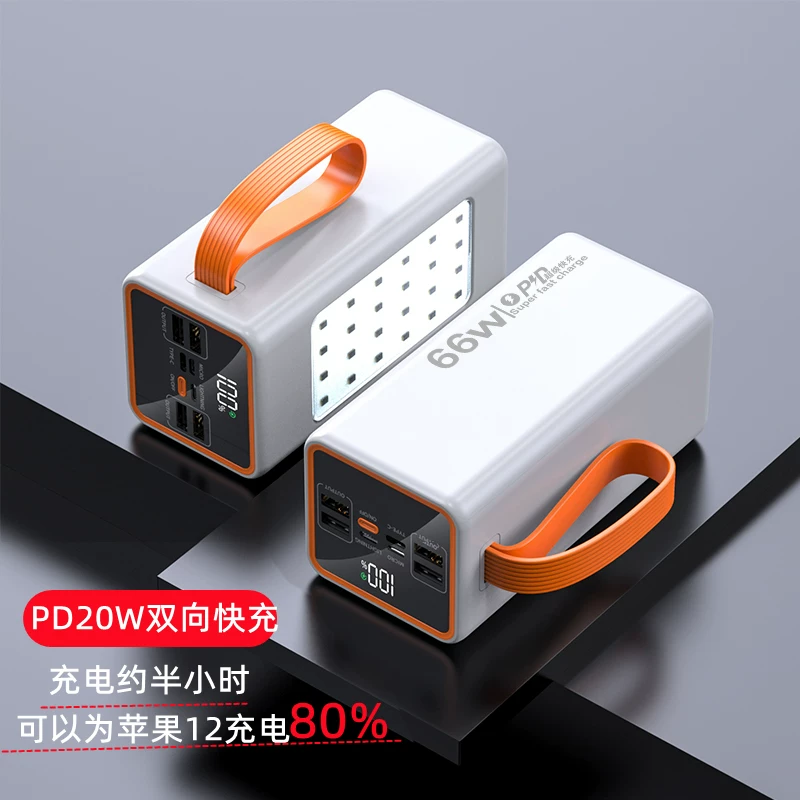 Apple, Huawei, емкий портативный дорожный блок питания, iPhone12, 66W, 40W, 20W
