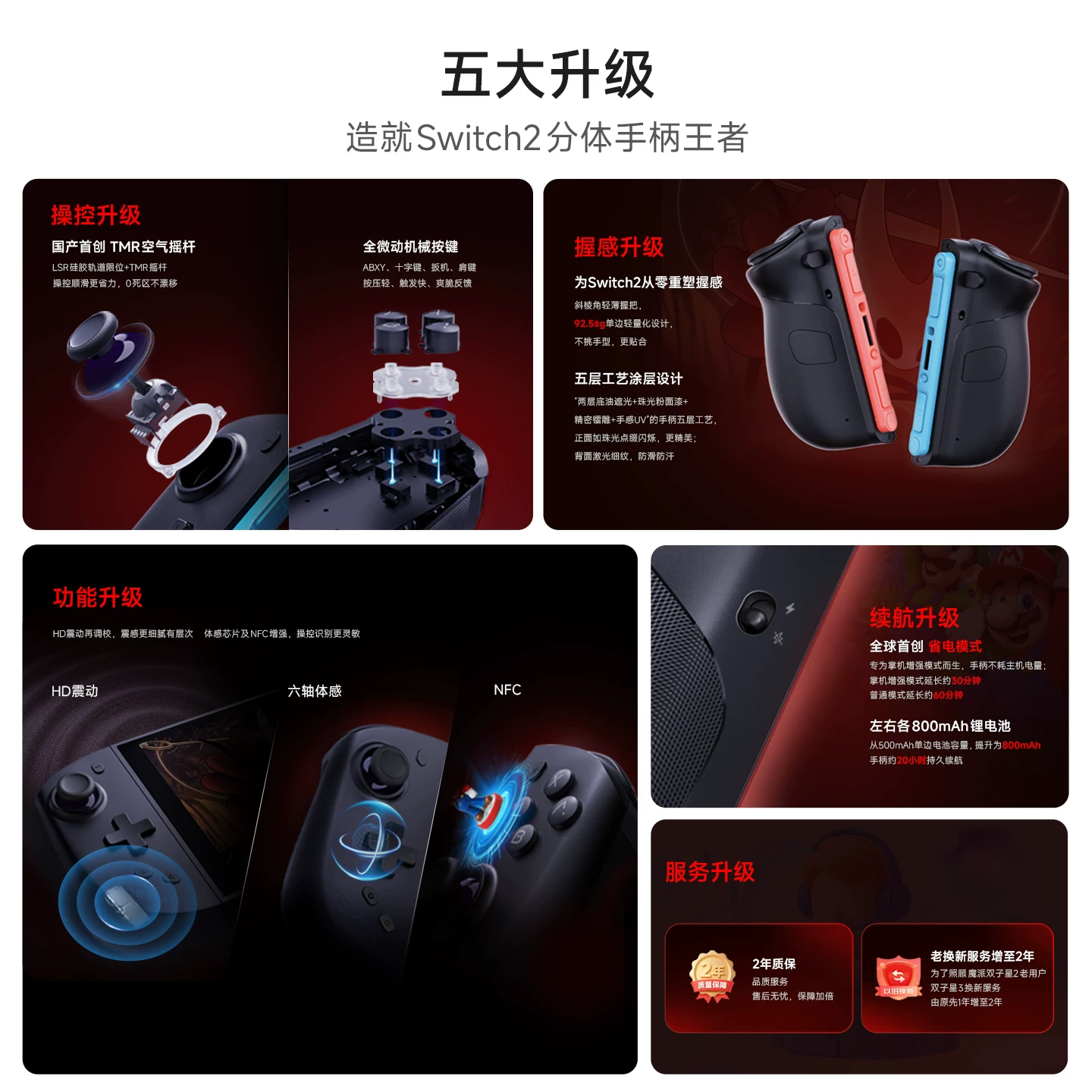 Контроллер Gemini три поколения Switch2 HD версия Gemini 3 раскладной контроллер Nintendo ns2 геймпад Joy-Con2 воздушная качающаяся HD-вибрация Bluetooth беспроводной сенсорный NFC