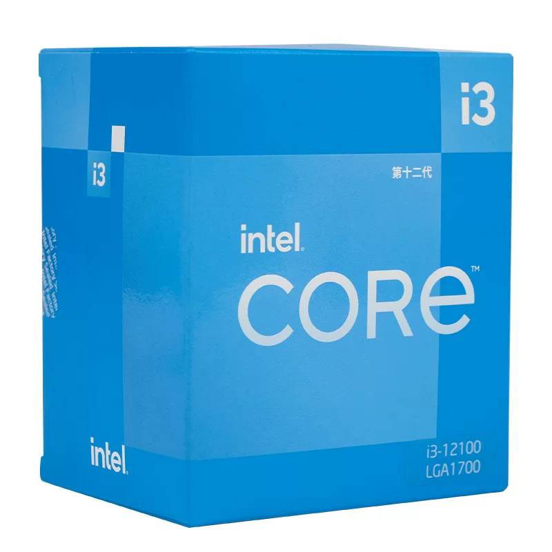 Intel Intel Core 10th Generation i3 10105F 12100F Box CPU New Genuine Processor 12th Generation
