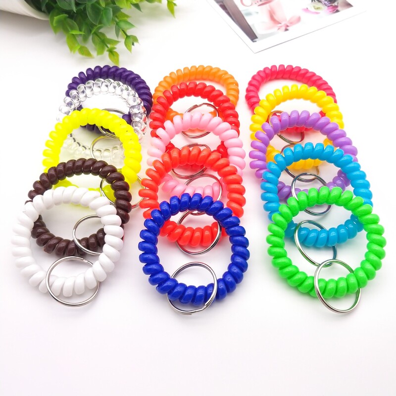 Keychain Hair Ties Children's Wristbands Phone Straps Colorful Anti-Lost Kindergarten Entry Team Wristbands Trendy