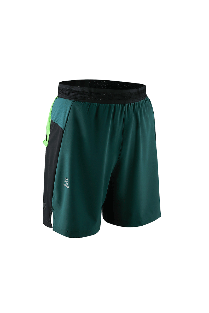 Kerleishi FUGA Outdoor Sports Speed Dry Light Weight Offpeak Training Feature Shorts KG2115302 Green Hills Green Black-Taobao