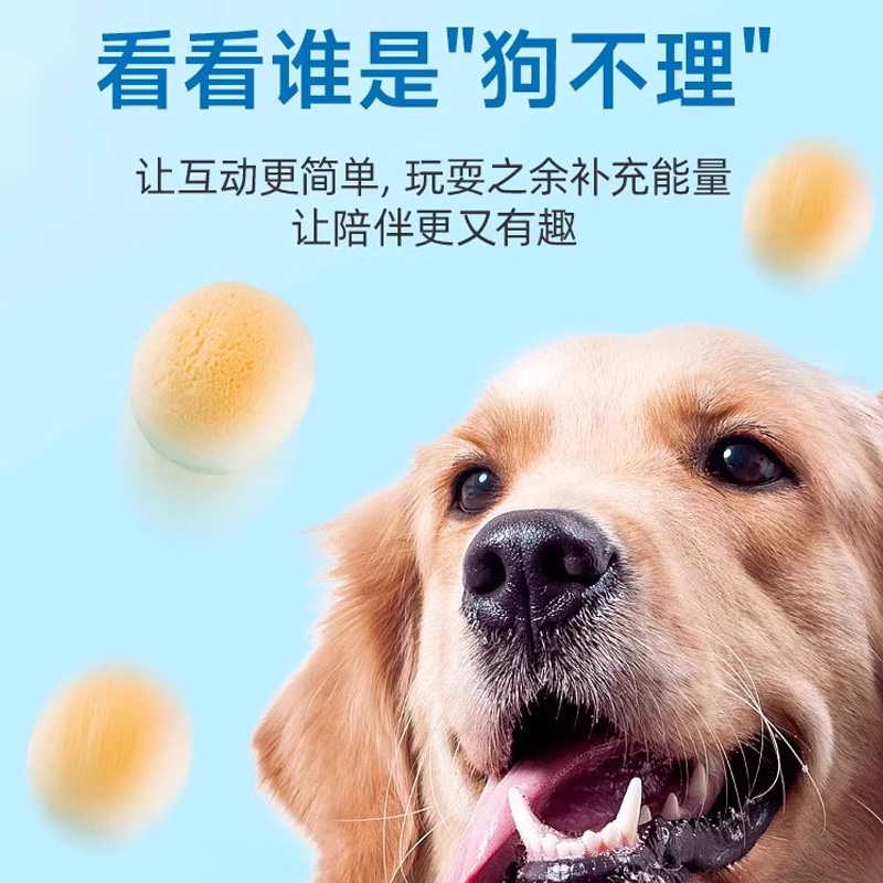 狗狗零食新宠：奶香小馒头饼干，陪伴洁互动训练奖励磨牙神器！