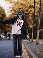 蓝灰色牛仔裤【单件】