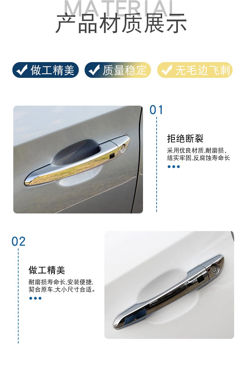 82651D371082661D3710 Is Suitable for the New Tucson Tucsontl2015 Handle Button Outer Handle